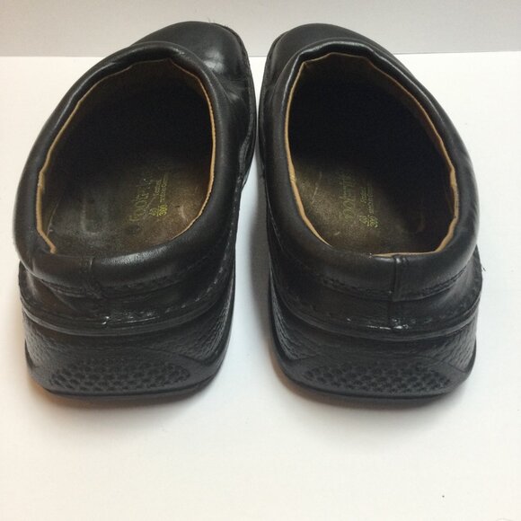Birkenstock Black Leather Clogs Mules Slip On Mens Shoes Size 46 US 13 Germany main image 4